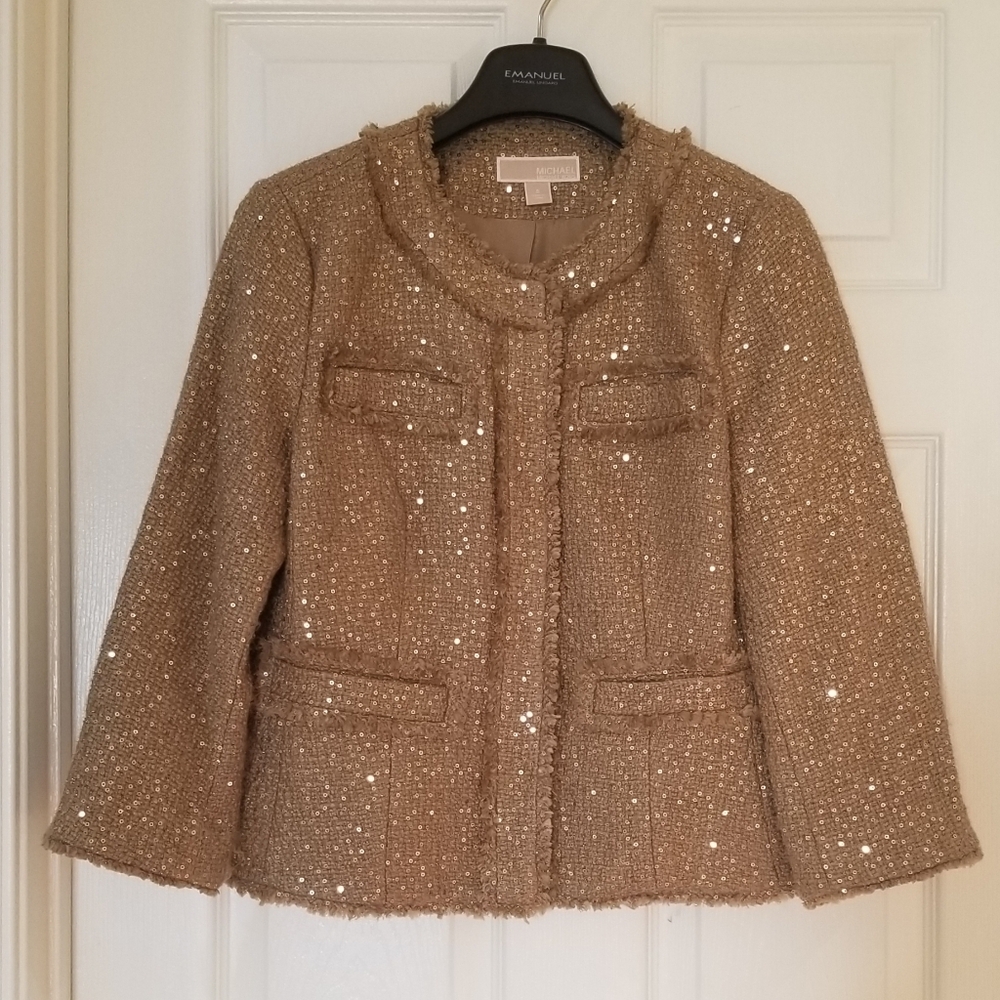Michael Kors Sparkling Tweed Jacket - image 1